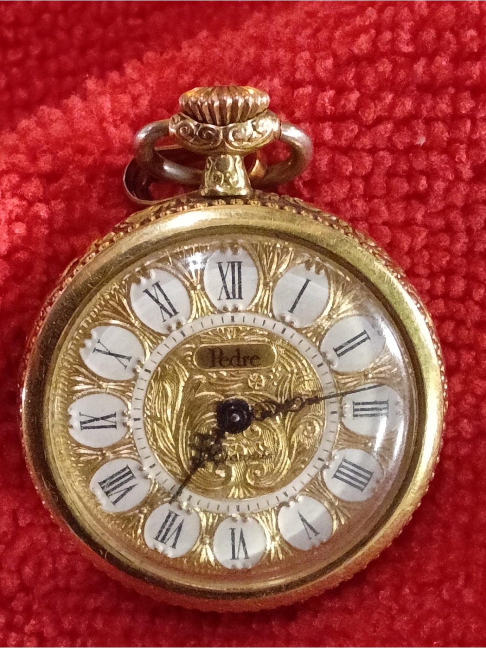 1970s Gold-Tone Pedre Pendant Watch